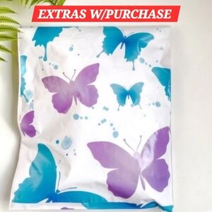 🦋LAST ONE- 15ct. 14x17 Polymailers Random Thank You Cards/Thank You Stickers